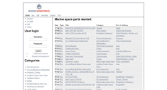 Desktop Screenshot of marinespareparts.com
